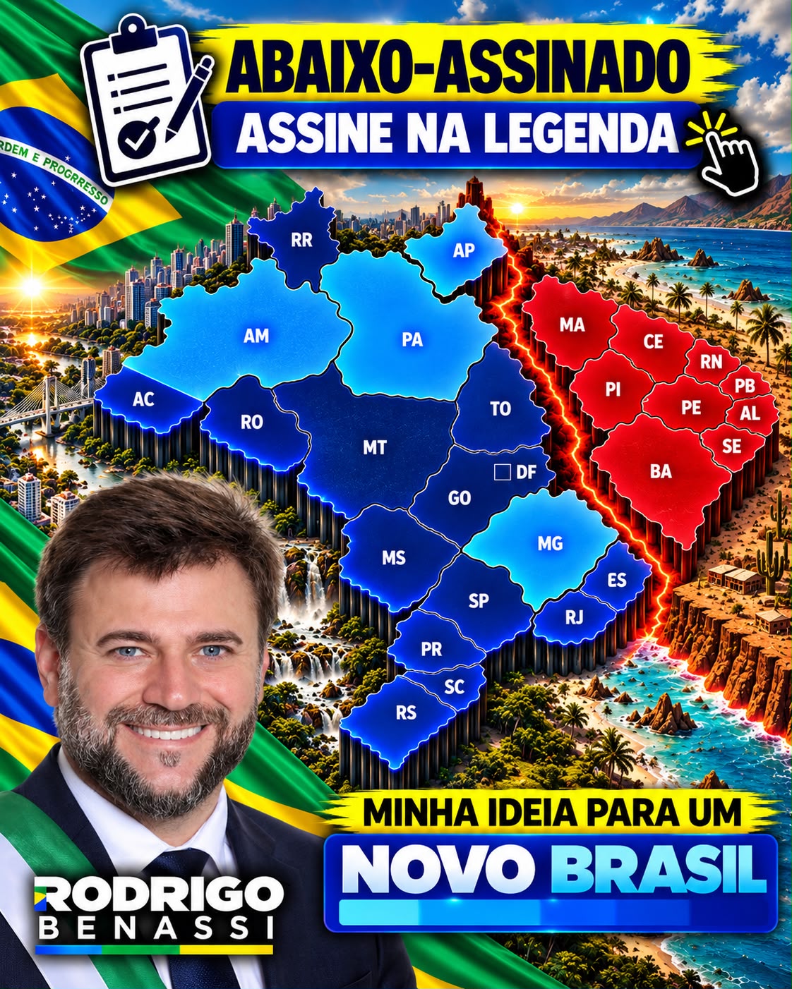 Mapa do Novo Brasil com Rodrigo Benassi